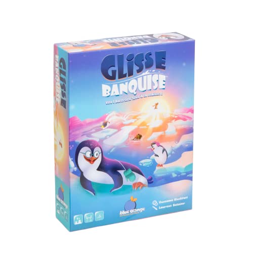 Blue Orange - Glisse Banquise – Brettspiel für Schnelligkeit – EIN Gesellschaftsspiel mit Tieren – Multiplayer-Spiel – lustiges und lustiges Familienspiel mit Kindern – ab 6 Jahren von Blue Orange