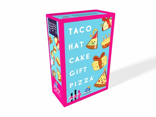 Blue Orange, Taco Hat Cake Gift Pizza, Card Game, Ages 8+, 2-8 Players, 10-15 Minutes Playing Time von Blue Orange