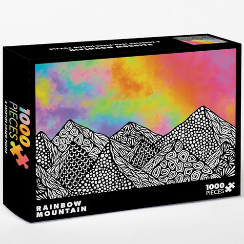 B Blue Star Press Rainbow Mountain: 1000 Piece Puzzle von B Blue Star Press