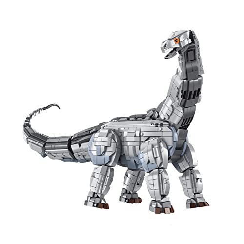 BlueBrixx 611006 Marke Panlos – Brontosaurus aus Klemmbausteinen mit 1715 Bauelementen. Kompatibel mit Anderen Klemmbausteinen. Lieferung in Originalverpackung. von BlueBrixx