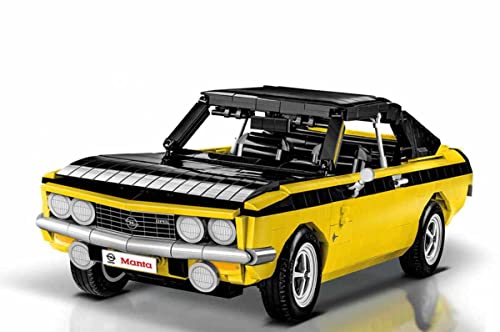 BlueBrixx – Cobi 24338 1970 Opel Manta A - Executive Edition aus Klemmbausteinen mit 2125 Bauelementen. Lieferung in Originalverpackung. von BlueBrixx