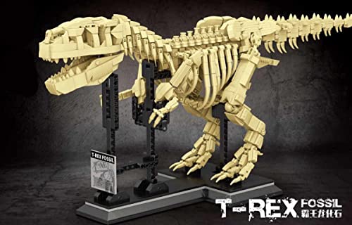 BlueBrixx FC6212 Marke Forange – Tyrannosaurus Rex Fossil aus Klemmbausteinen mit 1572 Bauelementen. Kompatibel mit Anderen Klemmbausteinen. Lieferung in Originalverpackung. von BlueBrixx