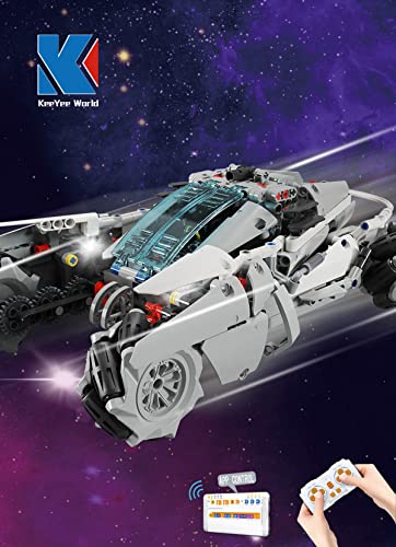 BlueBrixx K96118 Marke Kaiyu – Star Hunts Poseidon Racer aus Klemmbausteinen mit 467 Bauelementen. Kompatibel mit Anderen Klemmbausteinen. Lieferung in Originalverpackung. von BlueBrixx