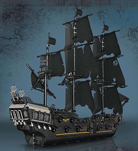 BlueBrixx – Mould King 13111 Black Pearl aus Klemmbausteinen mit 2868 Bauelementen. Lieferung in Originalverpackung. von BlueBrixx