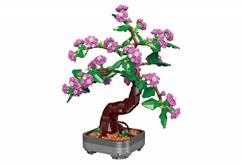 BlueBrixx Pro 105057 – Blühender Bonsai aus Klemmbausteinen mit 1491 Bauelementen. Kompatibel mit Anderen Klemmbausteinen. Lieferung in Originalverpackung. von BlueBrixx