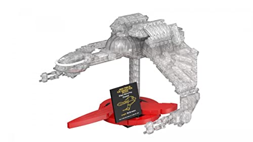 BlueBrixx Pro - Star Trek Klingon Bird-of-Prey (Getarnt) - Raumschiff-Bausatz für Erwachsene und Kinder, 565 Klemmbausteine, Lizenziertes Sci-Fi Modell, 105439 von BlueBrixx