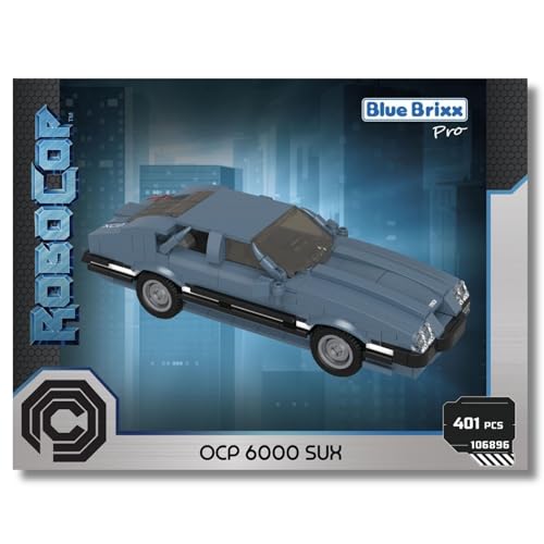 BlueBrixx Pro 106896 – Robocop 6000 SUX aus Klemmbausteinen mit 401 Bauelementen von BlueBrixx