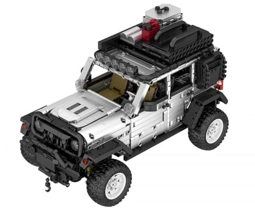 BlueBrixx Pro 107349 – Off-Road SUV Texas aus Klemmbausteinen mit 1855 Bauelementen von BlueBrixx