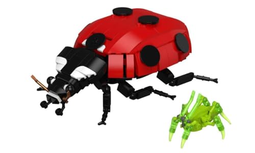 BlueBrixx Pro 108113 – Marienkäfer, 483 Klemmbausteine, Tier Set, Geschenk für Käfer Fans, Standardsteine, Bausteine der Tier-Serie BlueBrixx Pro 108113 – Marienkäfer, 483 Klemmbausteine, Tier Set, Geschenk für Käfer Fans, Standardsteine, Bausteine der Tier-Serie von BlueBrixx