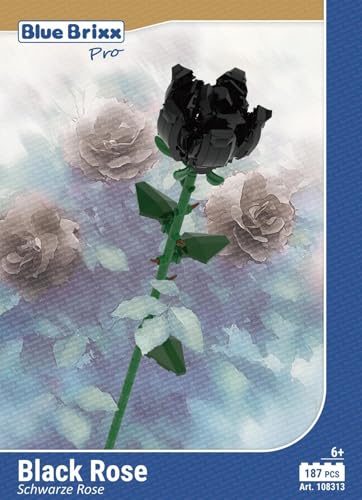 BlueBrixx Pro 108313 – Schwarze Rose aus Klemmbausteinen mit 187 Bauelementen BlueBrixx Pro 108313 – Schwarze Rose aus Klemmbausteinen mit 187 Bauelementen von BlueBrixx