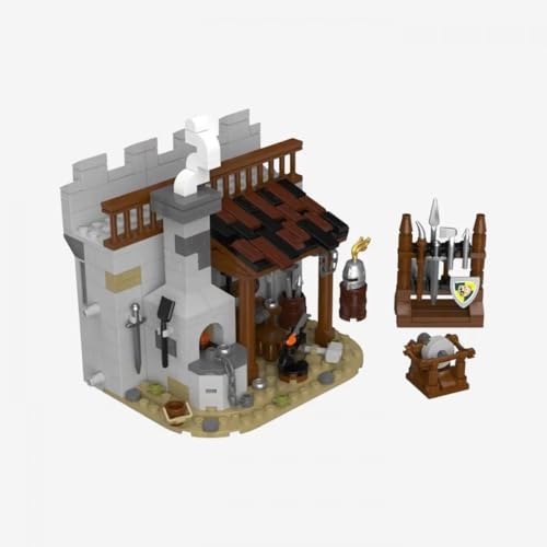 BlueBrixx Pro 108395 – Burg Bärenfels: Schmied aus Klemmbausteinen mit 372 Bauelementen. Kompatibel mit Anderen Klemmbausteinen. Lieferung in Originalverpackung. BlueBrixx Pro 108395 – Burg Bärenfels: Schmied aus Klemmbausteinen mit 372 Bauelementen. Kompatibel mit Anderen Klemmbausteinen. Lieferung in Originalverpackung. von BlueBrixx