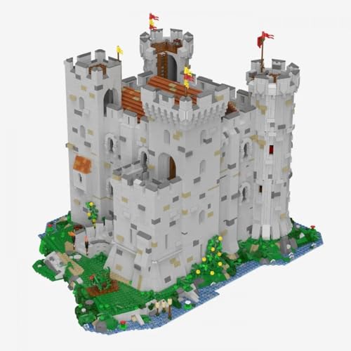 BlueBrixx Pro 108481 – Normannenburg: Turmburg, 11243 Klemmbausteine, Burg-Set, Geschenk für Modular Buildings- und Mittelalter Fans, Standardsteine, Bausteine der Pro-Serie BlueBrixx Pro 108481 – Normannenburg: Turmburg, 11243 Klemmbausteine, Burg-Set, Geschenk für Modular Buildings- und Mittelalter Fans, Standardsteine, Bausteine der Pro-Serie von BlueBrixx