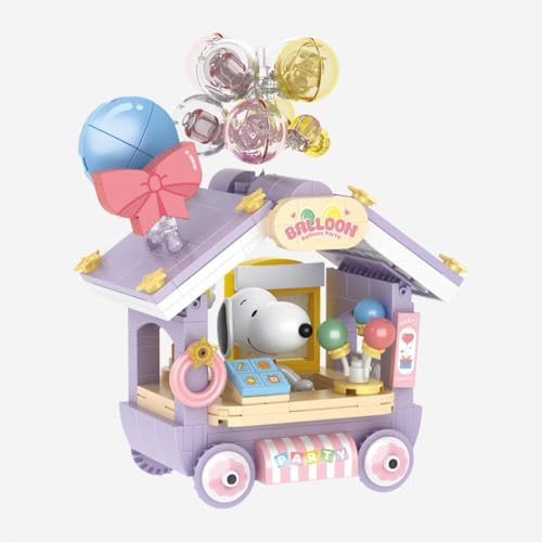 BlueBrixx Pro 108612 – Snoopys Bonbon-Stand, 340 Klemmbausteinen, Peanuts-Set, Geschenk für Snoopy-Fans, Bausteine der Peanuts-Serie BlueBrixx Pro 108612 – Snoopys Bonbon-Stand, 340 Klemmbausteinen, Peanuts-Set, Geschenk für Snoopy-Fans, Bausteine der Peanuts-Serie von BlueBrixx