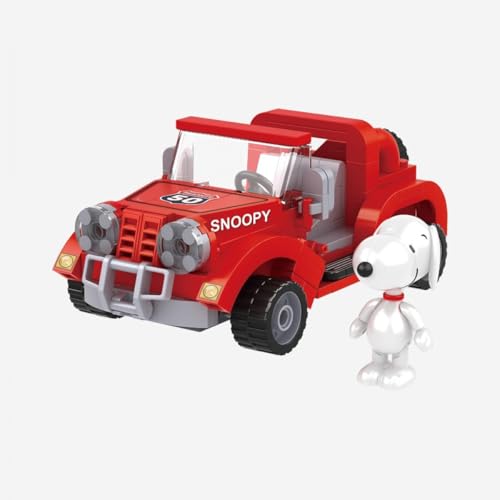 BlueBrixx Pro 108613 – Snoopy Geländewagen, 276 Klemmbausteinen, Peanuts-Set, Geschenk für Snoopy-Fans, Bausteine der Peanuts-Serie BlueBrixx Pro 108613 – Snoopy Geländewagen, 276 Klemmbausteinen, Peanuts-Set, Geschenk für Snoopy-Fans, Bausteine der Peanuts-Serie von BlueBrixx
