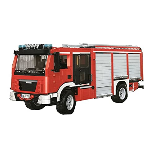 BlueBrixx Schlingmann HLF 20 Varus 4x4 – Klemmbaustein-Set – Artikel-Nr. 03041 – Feuerwehr - Bestehend aus 2391 Bauelementen – Kompatibel mit Klemmbausteinen Anderer Hersteller von BlueBrixx