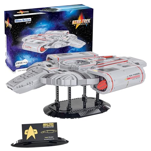 BlueBrixx – Star Trek USS Defiant NX-74205 – aus: Deep Space Nine – großartiges Displaymodell – mit 2865 Klemmbausteinen – 100% kompatibel – ORIGINAL-Lizenz, 104965 BlueBrixx – Star Trek USS Defiant NX-74205 – aus: Deep Space Nine – großartiges Displaymodell – mit 2865 Klemmbausteinen – 100% kompatibel – ORIGINAL-Lizenz, 104965 von BlueBrixx