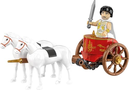 Cobi Imperium Romanum Römischer Streitwagen – Klemmbaustein-Set bestehend aus 93 Bauelementen – Artikel-Nr. 20069 – Kompatibel mit Klemmbausteinen Anderer Hersteller von BlueBrixx