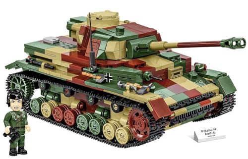 Cobi PzKpfw IV AUSF.G – Klemmbaustein-Set bestehend aus 1107 Bauelementen – Artikel-Nr. 2592 – Kompatibel mit Klemmbausteinen Anderer Hersteller von BlueBrixx