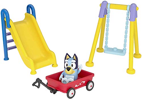 BlueY 3-teiliges Spielset „Blueys Park“ mit beweglicher Figur - offizieller Sammelartikel von BlueY