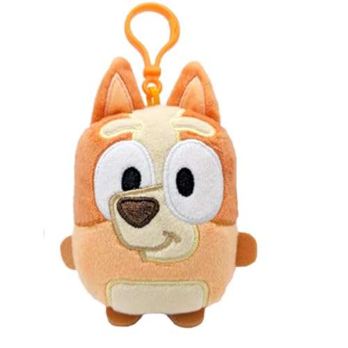 Bluey 90282 Bingo Mini-Plüsch-Schlüsselanhänger mit Taschenclip, mehrfarbig, Einheitsgröße, mehrfarbig, Einheitsgröße, mehrfarbig, One size Bluey 90282 Bingo Mini-Plüsch-Schlüsselanhänger mit Taschenclip, mehrfarbig, Einheitsgröße, mehrfarbig, Einheitsgröße, mehrfarbig, One size von BlueY