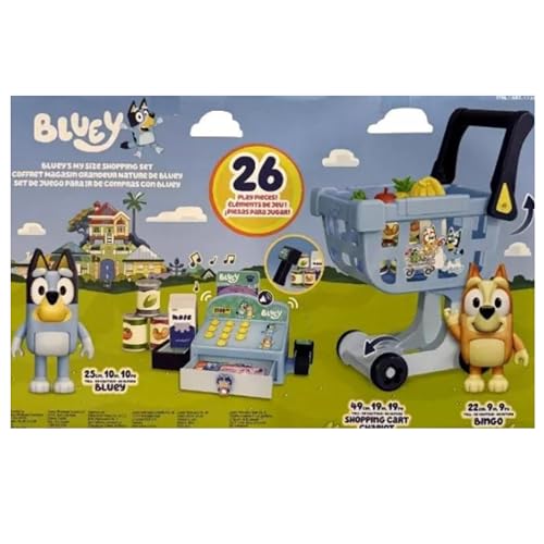 Bluey Blueys My Size Shopping Set bringt Ihr Kind in die Welt Spielzeug in genau der richtigen Größe! von BlueY