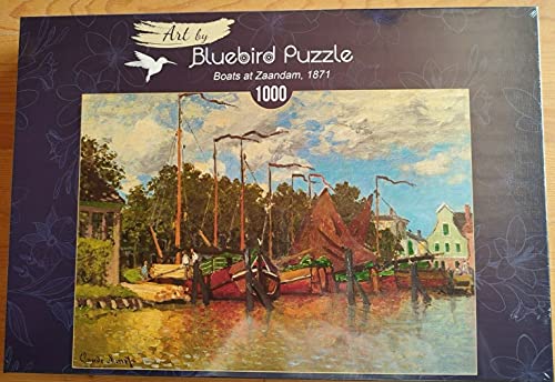 Bluebird Puzzle - Boats at Zaandam, Claude Monet - 1000 Teile - (60031) von Bluebird Puzzle