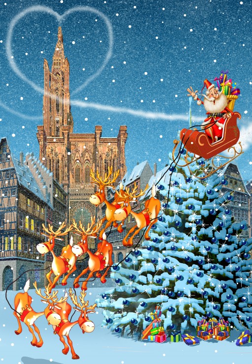 Bluebird Puzzle Cathédrale de Strasbourg à Noël 1000 Teile Puzzle Bluebird-Puzzle-F-90409 von Bluebird Puzzle