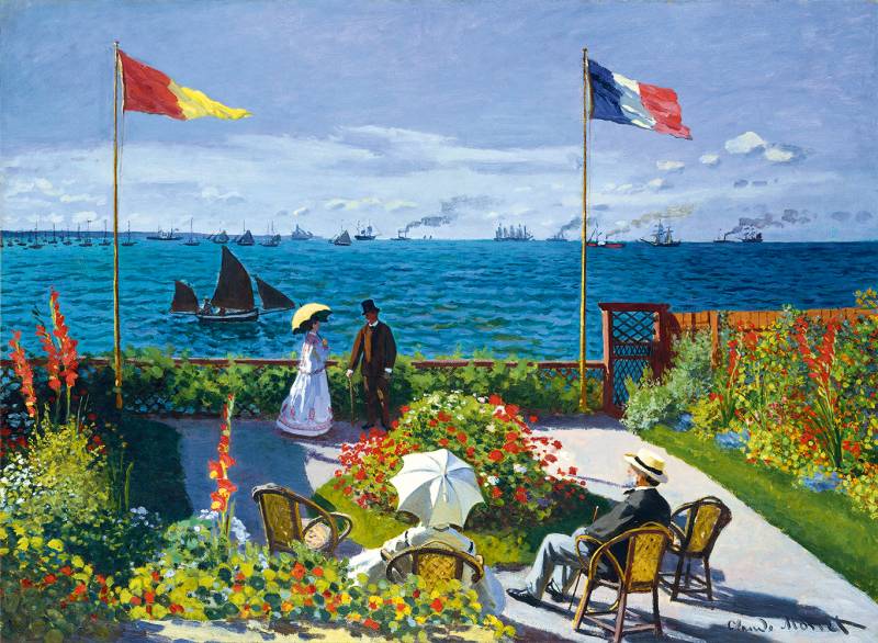 Bluebird Puzzle Claude Monet - Garden at Sainte-Adresse, 1867 3000 Teile Puzzle Art-by-Bluebird-60158 von Bluebird Puzzle