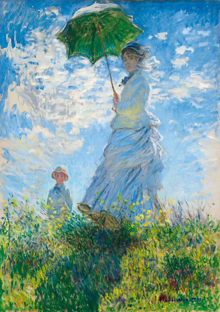 Bluebird Puzzle Claude Monet - Woman with a Parasol - Madame Monet and Her Son 1000 Teile Puzzle Art-by-Bluebird-F-60236 von Bluebird Puzzle