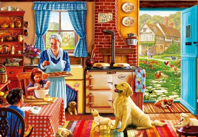 Bluebird Puzzle Cottage Interior 1000 Teile Puzzle Bluebird-Puzzle-F-90553 von Bluebird Puzzle