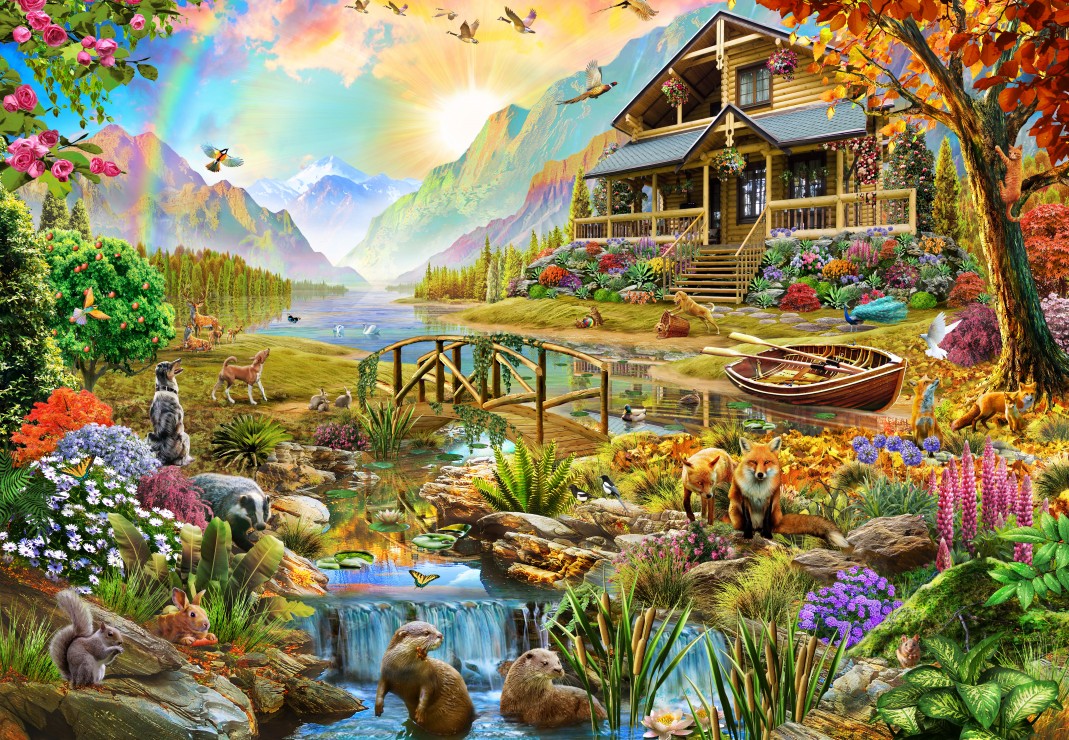 Bluebird Puzzle Country Paradise 1000 Teile Puzzle Bluebird-Puzzle-F-90915 von Bluebird Puzzle