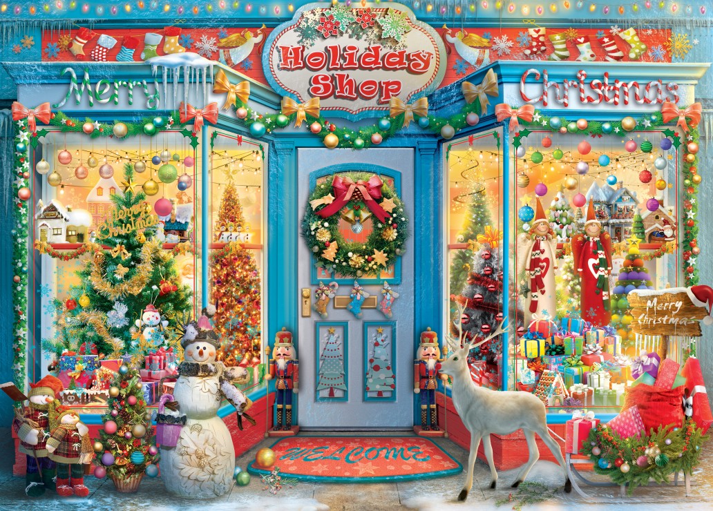 Bluebird Puzzle Holiday Shop 1500 Teile Puzzle Bluebird-Puzzle-F-90799 von Bluebird Puzzle