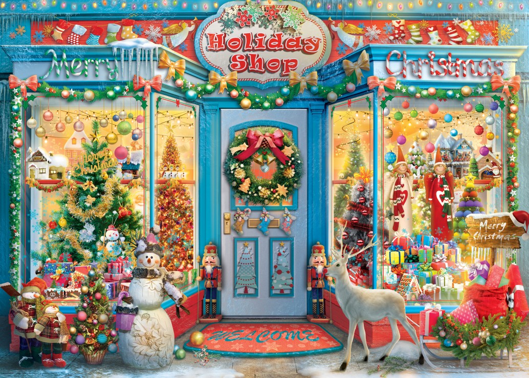 Bluebird Puzzle Holiday Shop 500 Teile Puzzle Bluebird-Puzzle-F-90798 von Bluebird Puzzle