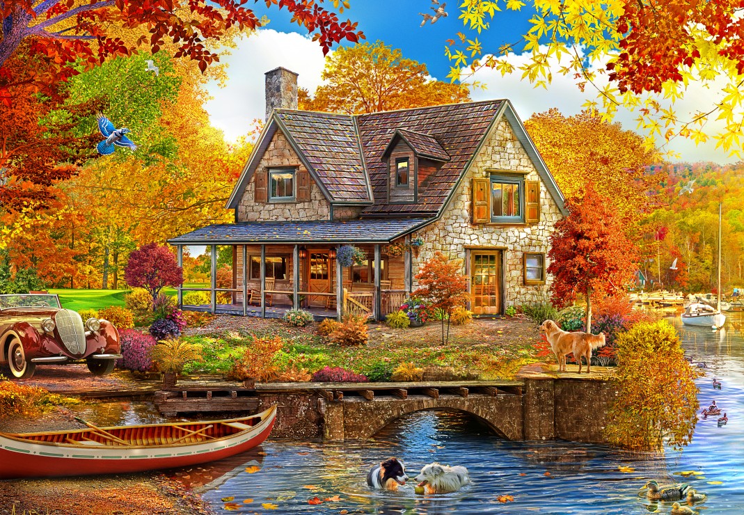Bluebird Puzzle Lake House 1000 Teile Puzzle Bluebird-Puzzle-F-90821 Bluebird Puzzle Lake House 1000 Teile Puzzle Bluebird-Puzzle-F-90821 von Bluebird Puzzle