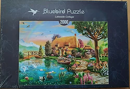 Bluebird Puzzle Lakeside Cottage 2000 Teile Hütte am See (90007) von Bluebird Puzzle