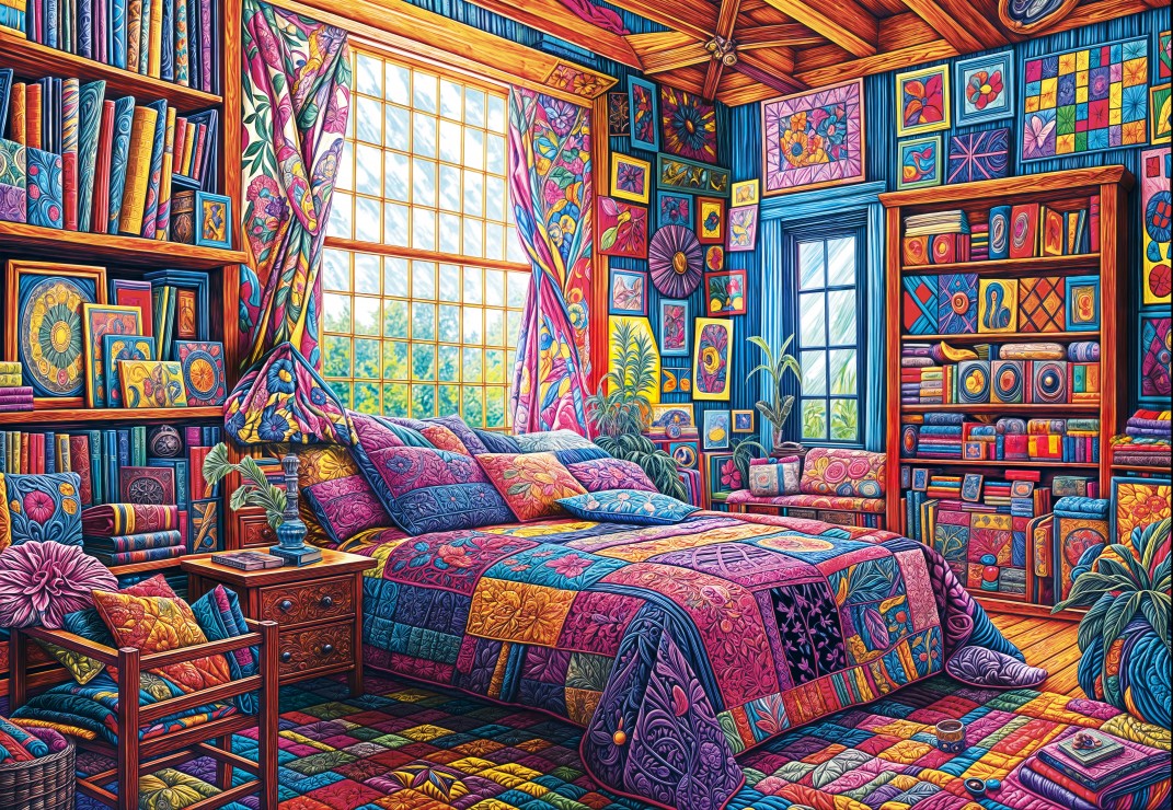 Bluebird Puzzle Mein Buntes Zimmer 1000 Teile Puzzle Bluebird-Puzzle-F-91189 Bluebird Puzzle Mein Buntes Zimmer 1000 Teile Puzzle Bluebird-Puzzle-F-91189 von Bluebird Puzzle
