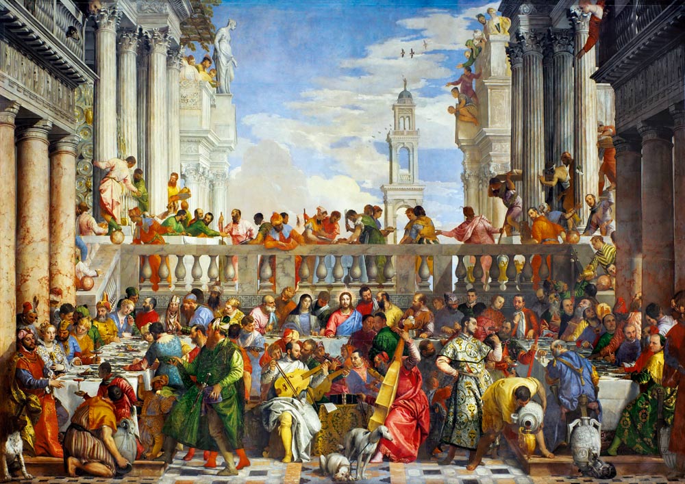 Bluebird Puzzle Paolo Veronese - The Wedding at Cana, 1563 1000 Teile Puzzle Art-by-Bluebird-60011 von Bluebird Puzzle