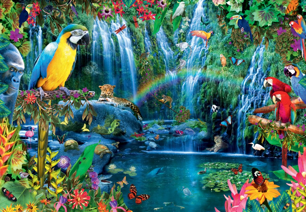 Bluebird Puzzle Parrot Tropics 1000 Teile Puzzle Bluebird-Puzzle-F-90770 von Bluebird Puzzle