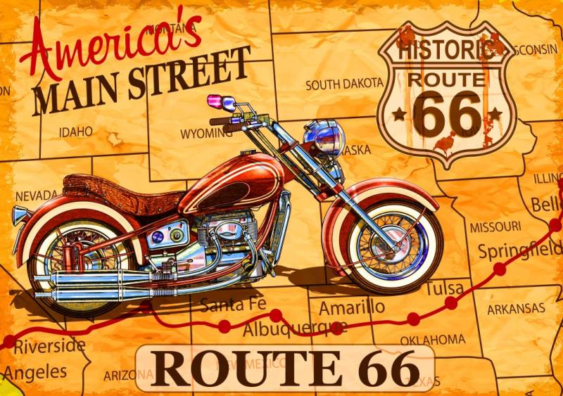 Bluebird Puzzle Route 66 1000 Teile Puzzle Bluebird-Puzzle-F-90256 von Bluebird Puzzle