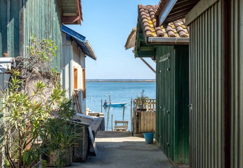 Bluebird Puzzle Ruelle entre les Cabanes Ostréicoles, Bassin d'Arcachon 1000 Teile Puzzle Bluebird-Puzzle-F-90447 von Bluebird Puzzle