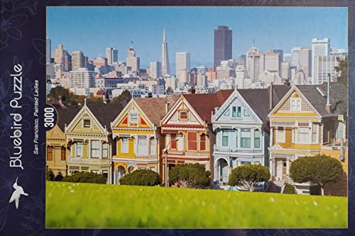 Bluebird Puzzle San Francisco, Painted Ladies 3000 Teile (70565) von Bluebird