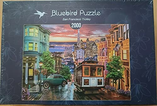 Bluebird Puzzle San Francisco Trolley 2000 Teile (90004) von Bluebird