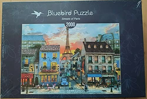 Bluebird Puzzle Streets of Paris 2000 Teile Straßen von Paris (90013) von Bluebird Puzzle