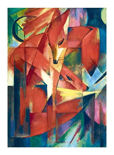 Bluebird Puzzle - The Foxes, Franz Marc - 1000 Teile - (60068) Fuchs von Bluebird Puzzle