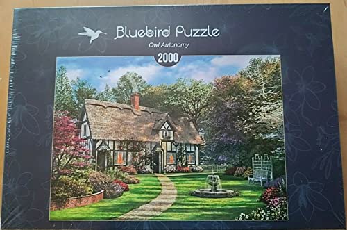 Bluebird Puzzle The Hideaway Cottage 2000 Teile Die versteckte Hütte (90006) von Bluebird