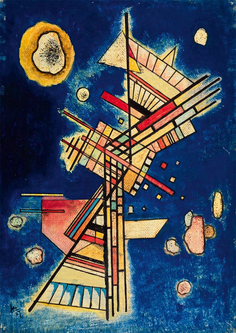 Bluebird Puzzle Vassily Kandinsky - Dunkle Kühle (Fraîcheur sombre), 1927 1000 Teile Puzzle Art-by-Bluebird-60131 von Bluebird Puzzle