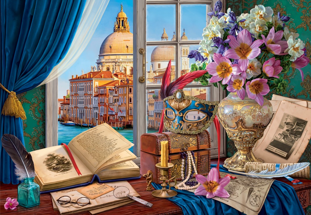 Bluebird Puzzle Venezianisches Stillleben 1000 Teile Puzzle Bluebird-Puzzle-F-91179 Bluebird Puzzle Venezianisches Stillleben 1000 Teile Puzzle Bluebird-Puzzle-F-91179 von Bluebird Puzzle