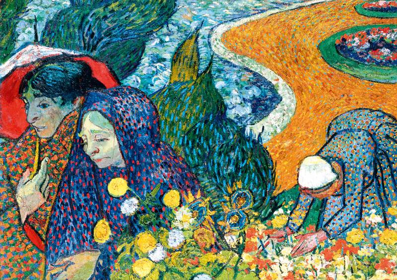 Bluebird Puzzle Vincent Van Gogh - Memory of the Garden at Etten (Ladies of Arles), 1888 1000 Teile Puzzle Art-by-Bluebird-F-60324 von Bluebird Puzzle