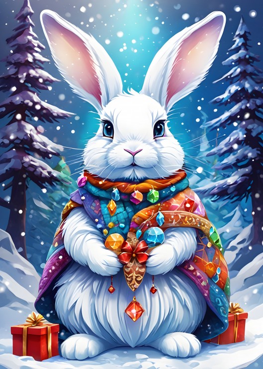 Bluebird Puzzle Winter Bunny 500 Teile Puzzle Bluebird-Puzzle-F-90805 von Bluebird Puzzle