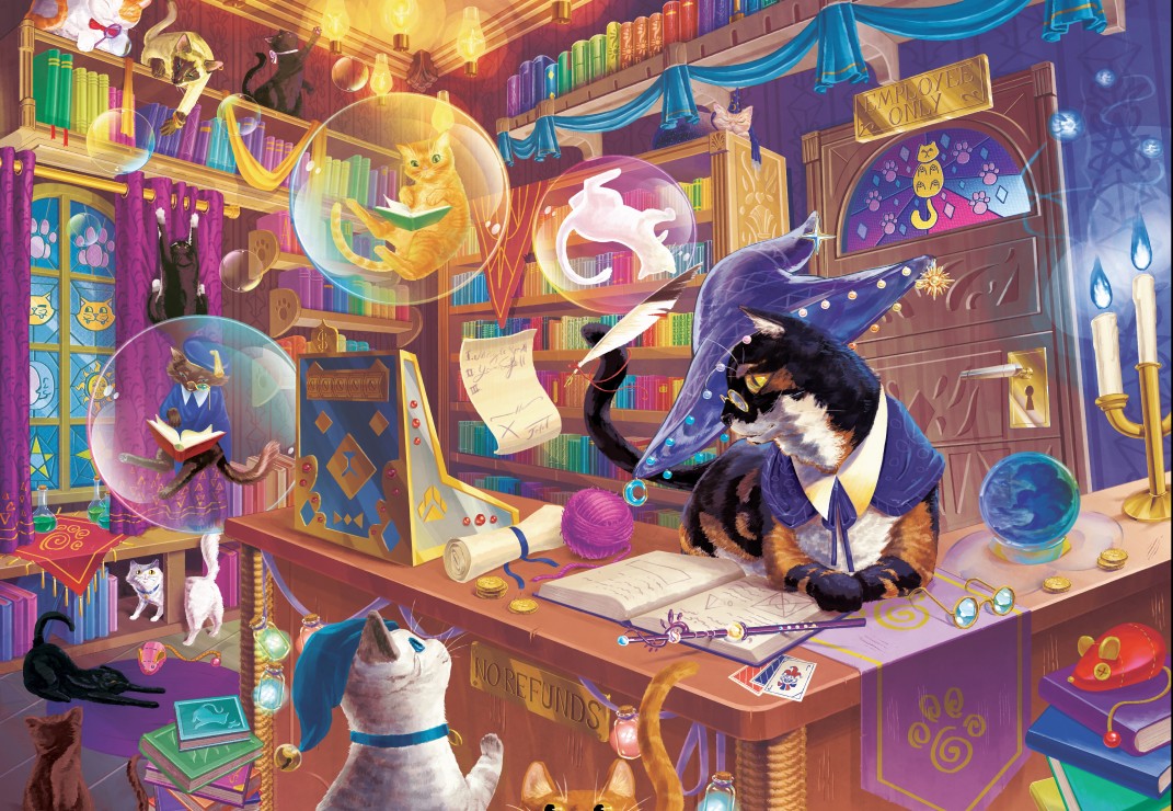Bluebird Puzzle Zauberkatzen-Buchhandlung 1000 Teile Puzzle Bluebird-Puzzle-F-91193 Bluebird Puzzle Zauberkatzen-Buchhandlung 1000 Teile Puzzle Bluebird-Puzzle-F-91193 von Bluebird Puzzle